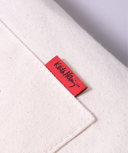 Keith Haring（キース・ヘリング）の「(LF)【Keith Haring】【Radiant Baby】アート キャンバス トートバッグ（トートバッグ・レディース・アイボリー/ブラック・ONE SIZE）」の9枚目の写真