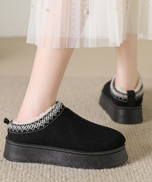 Miniministore(ミニミニストア)の「ムートンブーツ レディース ボアシューズ(ブーツ・レディース・カーキ/ブラック/ライトブラウン・23.0cm/24.0cm/24.5cm/23.5cm/25.0cm/25.5cm)」の6枚目の写真