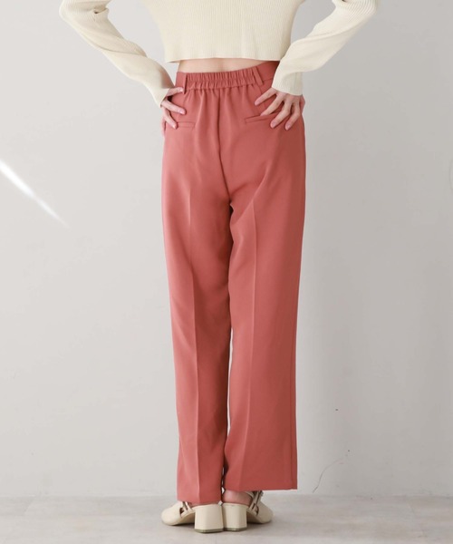 archives（アルシーヴ）の「タックセミフレアパンツ（その他パンツ・レディース・グリーン/イエロー系その他/ブラック/アイボリー・MEDIUM）」の14枚目の写真