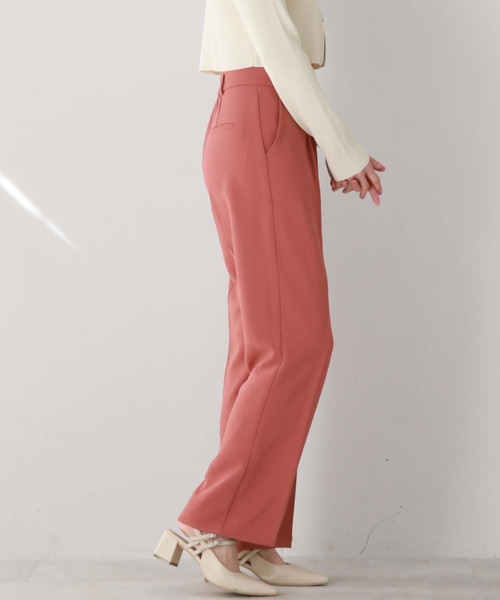 archives（アルシーヴ）の「タックセミフレアパンツ（その他パンツ・レディース・グリーン/イエロー系その他/ブラック/アイボリー・MEDIUM）」の15枚目の写真