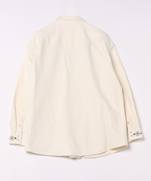 ANNA SUI（アナスイ）の「STUDDED WESTERN TOP（Levi's）（シャツ/ブラウス・レディース・ホワイト・XS/L/S/M）」の2枚目の写真