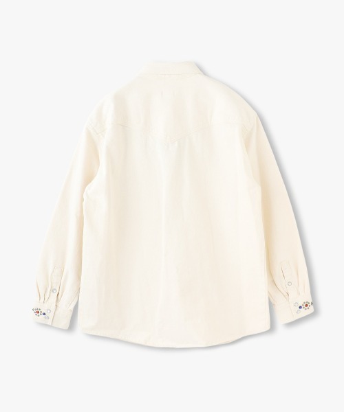 ANNA SUI（アナスイ）の「STUDDED WESTERN TOP（Levi's）（シャツ/ブラウス・レディース・ホワイト・XS/L/S/M）」の3枚目の写真