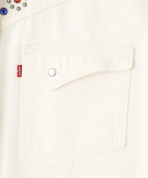 ANNA SUI（アナスイ）の「STUDDED WESTERN TOP（Levi's）（シャツ/ブラウス・レディース・ホワイト・XS/L/S/M）」の5枚目の写真