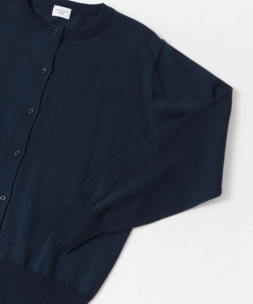 URBAN RESEARCH DOORS（アーバンリサーチドアーズ）の「オーガニックコットンクルーネックカーディガン（カーディガン/ボレロ・レディース・オフホワイト/ネイビー/グリーン系その他/イエロー系その他・MEDIUM）」の11枚目の写真