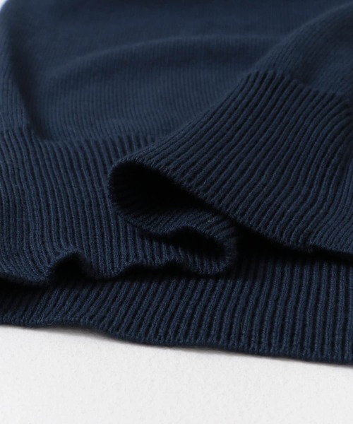 URBAN RESEARCH DOORS（アーバンリサーチドアーズ）の「オーガニックコットンクルーネックカーディガン（カーディガン/ボレロ・レディース・オフホワイト/ネイビー/グリーン系その他/イエロー系その他・MEDIUM）」の9枚目の写真