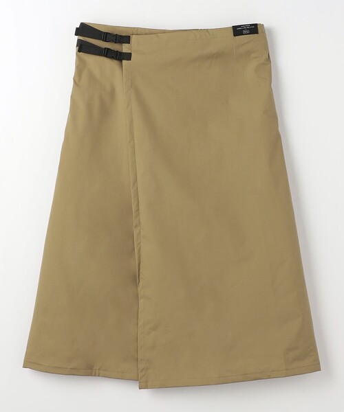 green label relaxing（グリーンレーベルリラクシング）の「【別注】＜KiU＞レインスカート - はっ水 -（レインコート/ポンチョ・レディース・ブラック/ベージュ・FREE）」の5枚目の写真