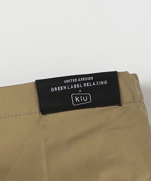 green label relaxing（グリーンレーベルリラクシング）の「【別注】＜KiU＞レインスカート - はっ水 -（レインコート/ポンチョ・レディース・ブラック/ベージュ・FREE）」の12枚目の写真