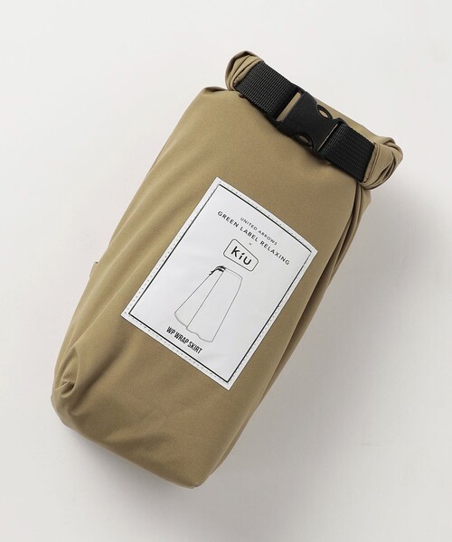 green label relaxing（グリーンレーベルリラクシング）の「【別注】＜KiU＞レインスカート - はっ水 -（レインコート/ポンチョ・レディース・ブラック/ベージュ・FREE）」の14枚目の写真