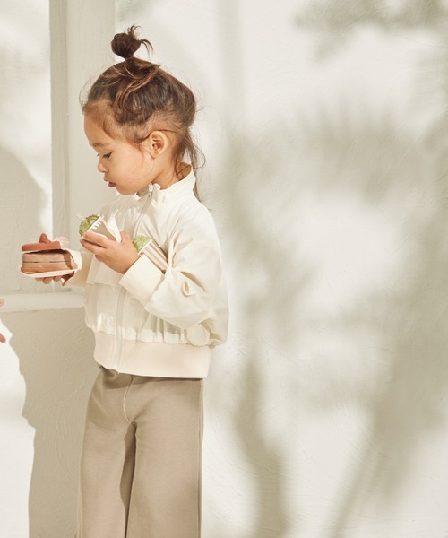 sea and shells by pairmanon（シーアンドシェルズバイペアマノン）の「【sea and shells by pairmanon】ナイロン マウンテンパーカー（その他ベビーウェア・キッズ・イエロー/ホワイト/カーキ・100/110/80/90）」の4枚目の写真