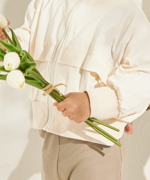 sea and shells by pairmanon（シーアンドシェルズバイペアマノン）の「【sea and shells by pairmanon】ナイロン マウンテンパーカー（その他ベビーウェア・キッズ・イエロー/ホワイト/カーキ・100/110/80/90）」の5枚目の写真