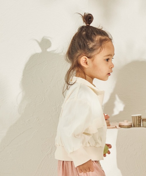 sea and shells by pairmanon（シーアンドシェルズバイペアマノン）の「【sea and shells by pairmanon】ナイロン マウンテンパーカー（その他ベビーウェア・キッズ・イエロー/ホワイト/カーキ・100/110/80/90）」の6枚目の写真