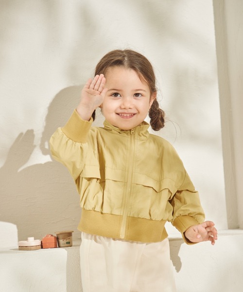 sea and shells by pairmanon（シーアンドシェルズバイペアマノン）の「【sea and shells by pairmanon】ナイロン マウンテンパーカー（その他ベビーウェア・キッズ・イエロー/ホワイト/カーキ・100/110/80/90）」の16枚目の写真