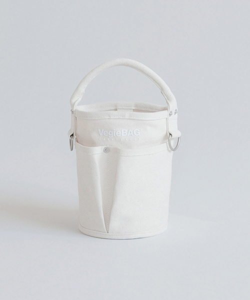 VegieBAG(ベジバッグ)の「【VegieBAG/ベジバッグ】MINI BUCKET / キャンバス ショルダーバッグ / ハンドバッグ(トートバッグ・レディース・アイボリー/ブラック・フリー)」の10枚目の写真
