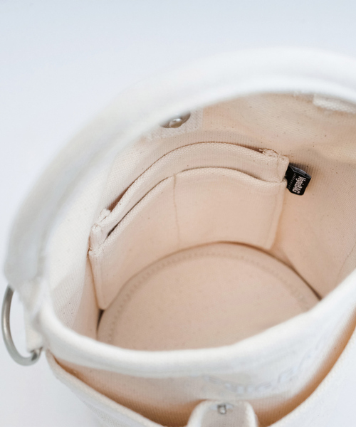 VegieBAG(ベジバッグ)の「【VegieBAG/ベジバッグ】MINI BUCKET / キャンバス ショルダーバッグ / ハンドバッグ(トートバッグ・レディース・アイボリー/ブラック・フリー)」の12枚目の写真