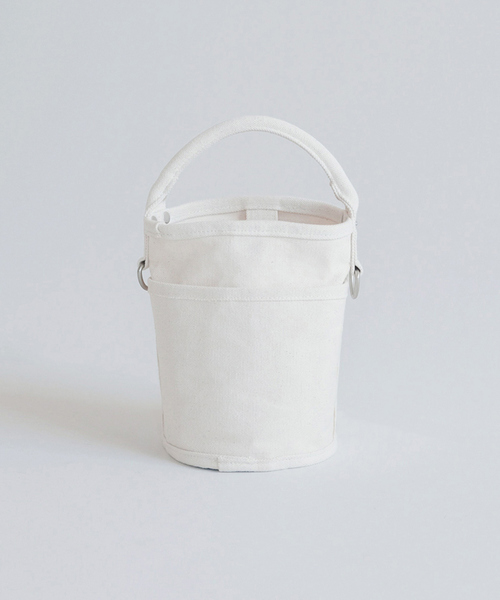 VegieBAG(ベジバッグ)の「【VegieBAG/ベジバッグ】MINI BUCKET / キャンバス ショルダーバッグ / ハンドバッグ(トートバッグ・レディース・アイボリー/ブラック・フリー)」の14枚目の写真