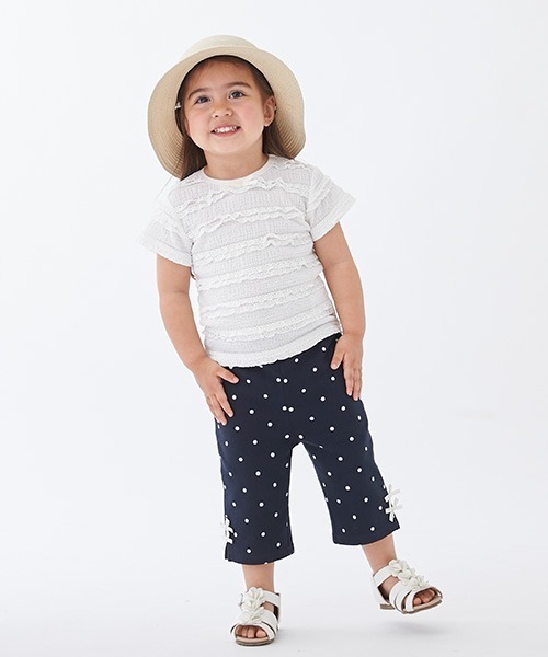 petit main（プティマイン）の「折り畳みリボンハット（ハット・キッズ・ベージュ/アイボリー/ライトピンク・52cm/50cm/54cm）」の18枚目の写真