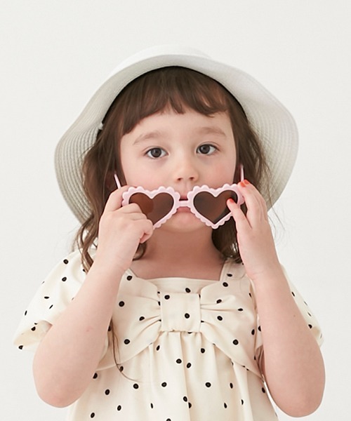 petit main（プティマイン）の「折り畳みリボンハット（ハット・キッズ・ベージュ/アイボリー/ライトピンク・52cm/50cm/54cm）」の14枚目の写真