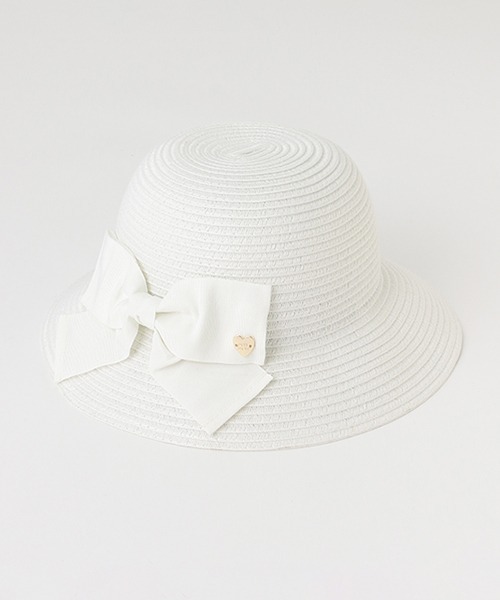 petit main（プティマイン）の「折り畳みリボンハット（ハット・キッズ・ベージュ/アイボリー/ライトピンク・52cm/50cm/54cm）」の20枚目の写真