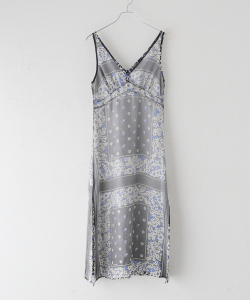 NOMA t.d.(ノーマティーディー)の「【NOMA t.d. / ノーマティーディー】Print Slip Dress:ワンピース(ワンピース・レディース・ブラック・MEDIUM)」の12枚目の写真
