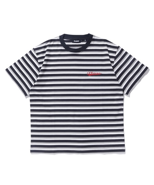 【セール】BASEBALL LOGO STRIPED S/S TEE（Tシャツ/カットソー）｜XLARGE（エクストララージ）