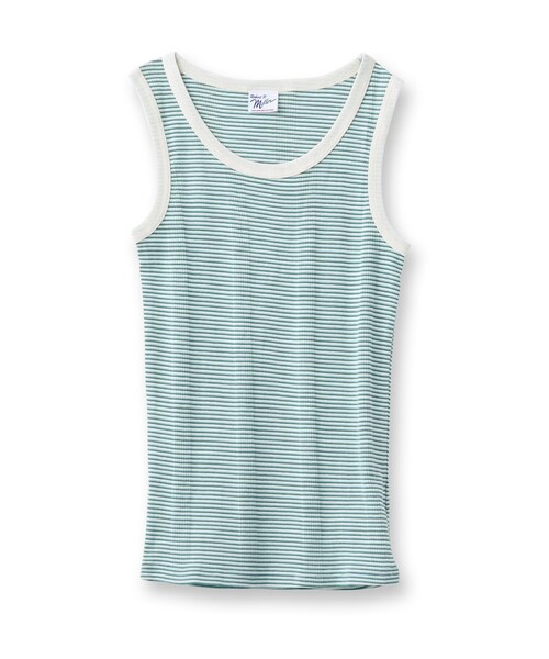 DRESSTERIOR（ドレステリア）の「◆Robert．P．Miller（ロベルト・ピー・ミラー）パネルリブ タンクトップ　808C（タンクトップ・レディース・ホワイト系2/ブラック/ピンク系3/グリーン系その他4・00）」の3枚目の写真