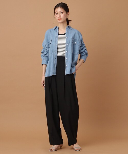 DRESSTERIOR（ドレステリア）の「◆Robert．P．Miller（ロベルト・ピー・ミラー）パネルリブ タンクトップ　808C（タンクトップ・レディース・ホワイト系2/ブラック/ピンク系3/グリーン系その他4・00）」の9枚目の写真