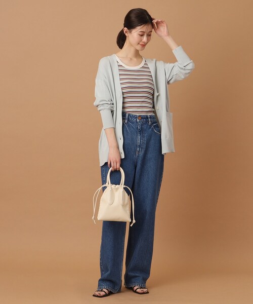 DRESSTERIOR（ドレステリア）の「◆Robert．P．Miller（ロベルト・ピー・ミラー）パネルリブ タンクトップ　808C（タンクトップ・レディース・ホワイト系2/ブラック/ピンク系3/グリーン系その他4・00）」の15枚目の写真