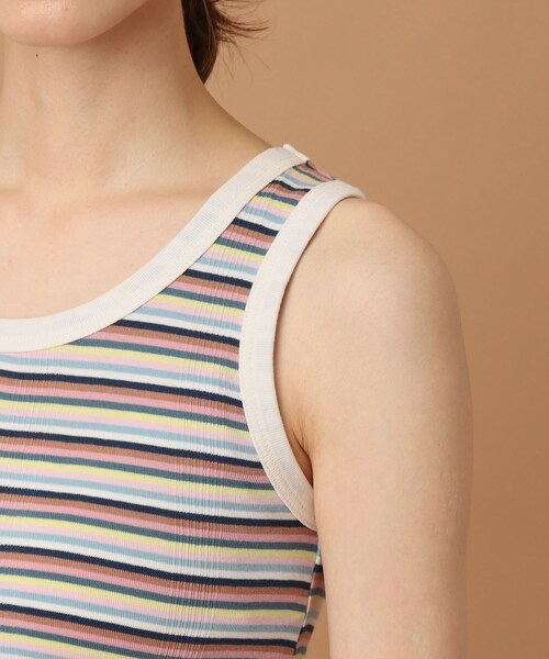 DRESSTERIOR（ドレステリア）の「◆Robert．P．Miller（ロベルト・ピー・ミラー）パネルリブ タンクトップ　808C（タンクトップ・レディース・ホワイト系2/ブラック/ピンク系3/グリーン系その他4・00）」の20枚目の写真