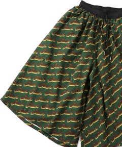 【涼】ULシアサッカーハッピーペイントワイドパンツ