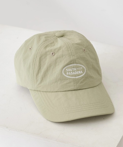 earth music&ecology(アースミュージックアンドエコロジー)の「刺繍ロゴ ナイロンキャップ(キャップ・レディース・ホワイト/ブラック/ライトブルー/ライトグリーン・FREE)」の3枚目の写真