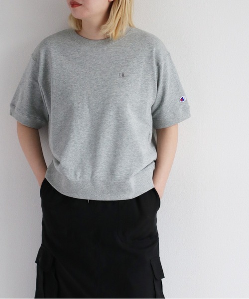 tシャツ 「champion」ワンポイントショートスリーブスウェット レディース Champion tシャツ 「Champion/チャンピオン」レディース