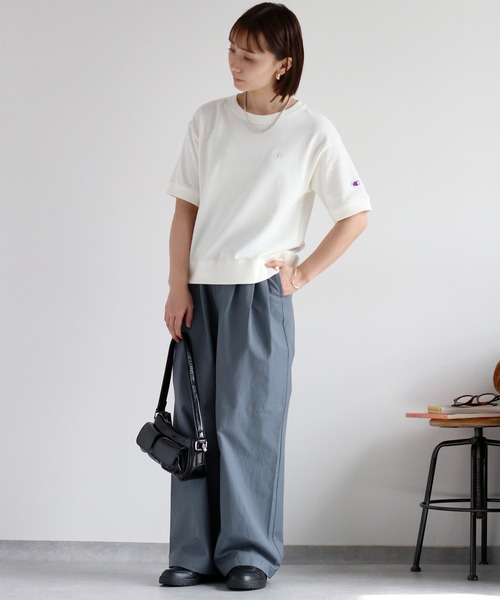 champion】ワンポイントショートスリーブスウェット（Tシャツ