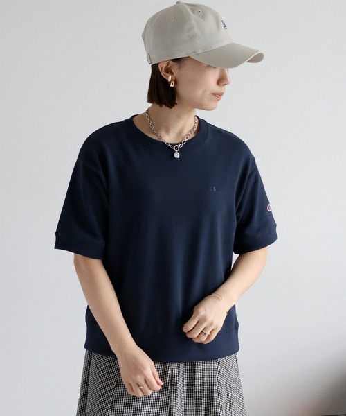 champion】ワンポイントショートスリーブスウェット（Tシャツ