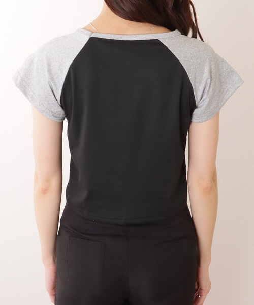 Lace Ladies(レースレディース)の「コンパクト 半袖 ベーシック ラグラン Tシャツ(Tシャツ/カットソー・レディース・ブラック/ホワイト/グレー・M/XL)」の10枚目の写真