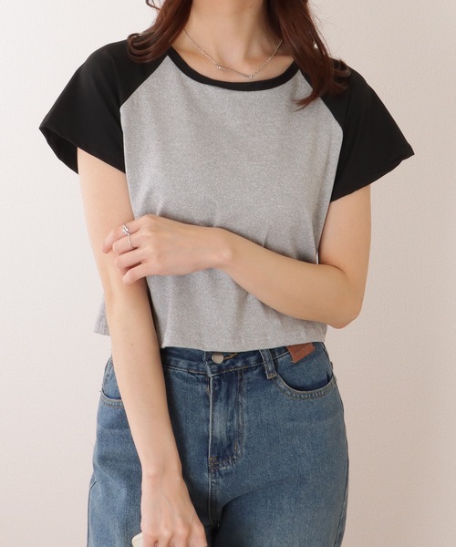 Lace Ladies(レースレディース)の「コンパクト 半袖 ベーシック ラグラン Tシャツ(Tシャツ/カットソー・レディース・ブラック/ホワイト/グレー・M/XL)」の11枚目の写真