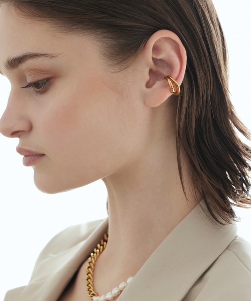 CENE(セネ)の「【CENE】セネ/ダブルラインイヤーカフ(イヤーカフ・レディース・ゴールド/シルバー・FREE)」の21枚目の写真