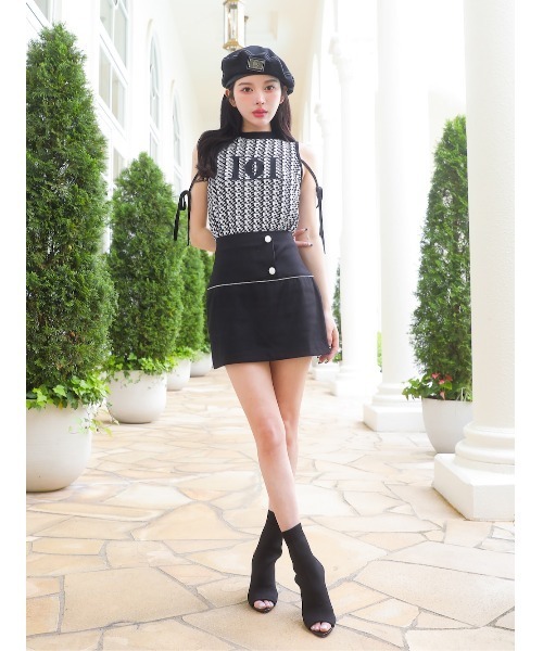 新品♡ Darich DDロゴミックスノースリニットトップス DDロゴミックスノースリニットトップス（その他トップス