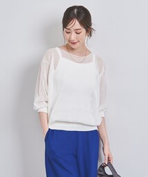 UNITED ARROWS | シアー ボートネックニット(ニット/セーター)