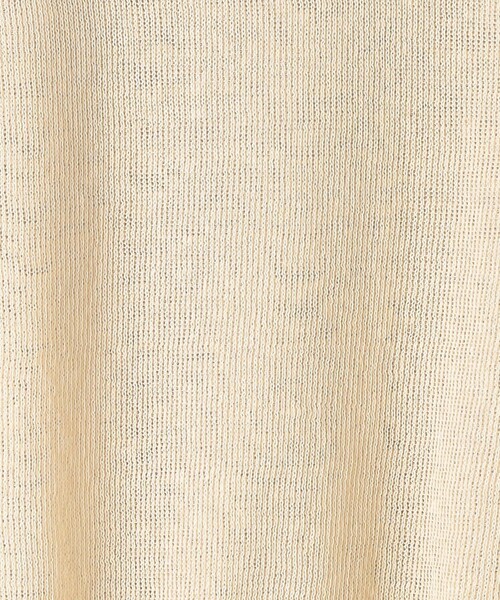 UNITED ARROWS(ユナイテッドアローズ)の「シアー ボートネックニット(ニット/セーター・レディース・ブラック/ナチュラル/オフホワイト/ライトブルー・FREE)」の21枚目の写真