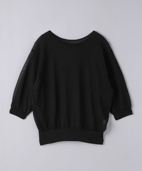 「BEAUTY&YOUTH UNITED ARROWS」 長袖ニット - ブラック レディース BEAUTY&YOUTH UNITED ARROWS（ビューティーアンドユース