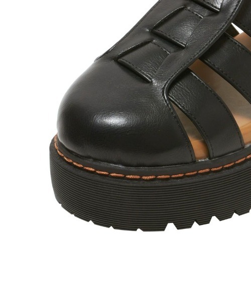 F i.n.t（フィント）の「グルカサンダル/fint（サンダル・レディース・ブラック・M/L）」の12枚目の写真