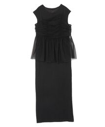 LAGUNAMOON | チュールペプラムセットカットワンピース(ワンピース)