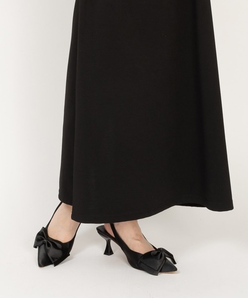 SVEC（シュベック）の「スリングバック ポインテッドトゥ ビックリボンパンプス（パンプス・レディース・ブラック/シルバー・Msize/Lsize/Ssize）」の13枚目の写真