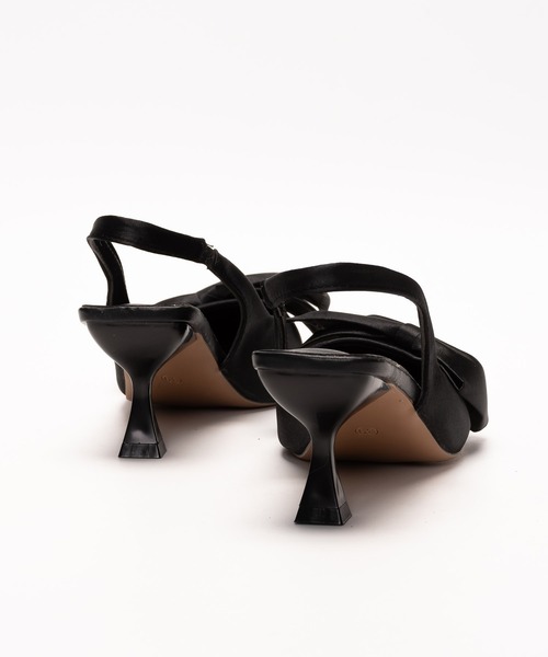 SVEC（シュベック）の「スリングバック ポインテッドトゥ ビックリボンパンプス（パンプス・レディース・ブラック/シルバー・Msize/Lsize/Ssize）」の8枚目の写真