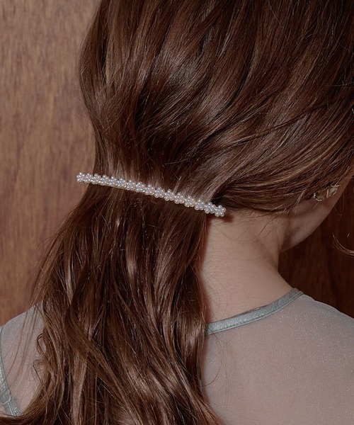 セール】グレインフラワーバレッタ（バレッタ/ヘアクリップ）｜Phoebe 