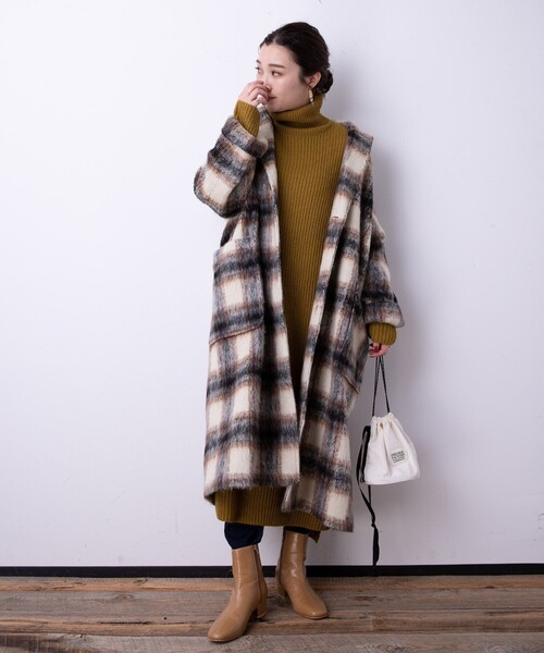 FREAK'S STORE（フリークスストア）の「チェスターコート（チェスターコート・レディース・ブラウン・ﾌﾘ-）」の4枚目の写真