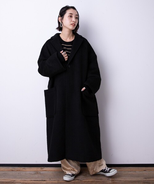 FREAK'S STORE（フリークスストア）の「チェスターコート（チェスターコート・レディース・ブラウン・ﾌﾘ-）」の5枚目の写真