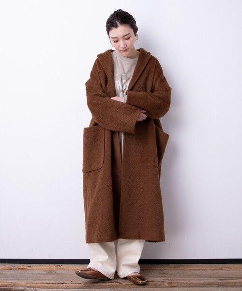 FREAK'S STORE（フリークスストア）の「チェスターコート（チェスターコート・レディース・ブラウン・ﾌﾘ-）」の6枚目の写真