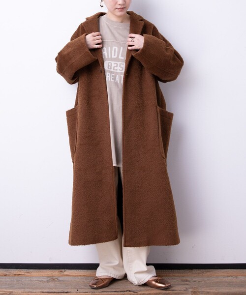 FREAK'S STORE（フリークスストア）の「チェスターコート（チェスターコート・レディース・ブラウン・ﾌﾘ-）」の7枚目の写真