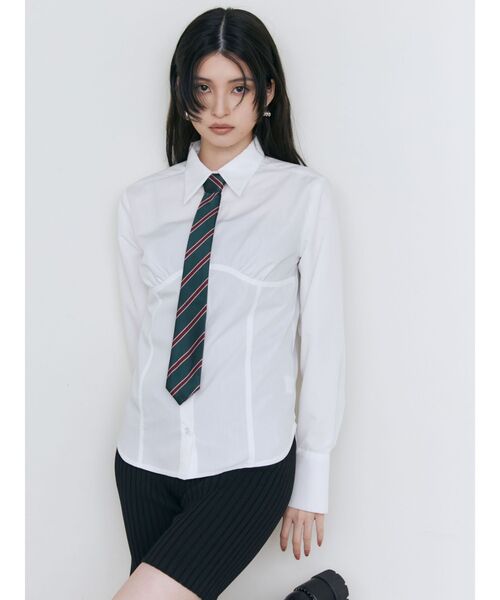 MURUA（ムルーア）の「ワンタッチネクタイ（ネクタイ・レディース・ブラック/ネイビー/グリーン・FREE）」の8枚目の写真